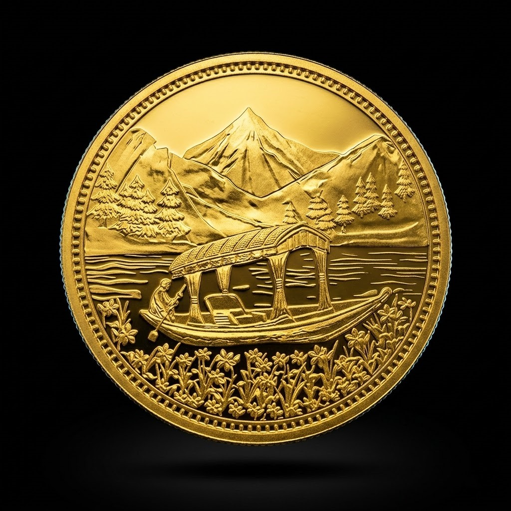 SIMHA MMTC PAMP 24K (999.9) HEAVEN ON EARTH 5GM GOLD COIN SIMHA MMTC PAMP 24K (999.9) HEAVEN ON EARTH 5GM GOLD COIN