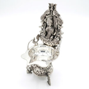 LAKSHMI VAIBHAV SILVER DIYA - 925 STERLING SILVER
