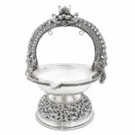 RAJYA KAMAKSHI SILVER DIYA - 925 STERLING SILVER