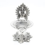 SHUBH GANESH JYOT SILVER DIYA - 925 STERLING SILVER