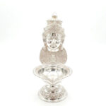 SHREE DEVI SILVER DIYA - 925 STERLING SILVER