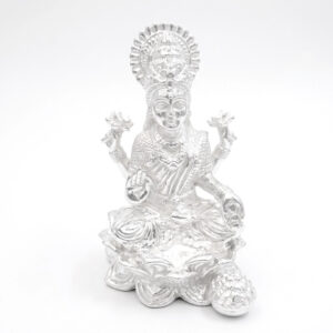 LOTUS LAXMI SILVER IDOL - 925 STERLING SILVER