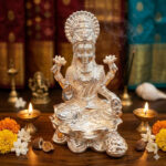 LOTUS LAXMI SILVER IDOL - 925 STERLING SILVER