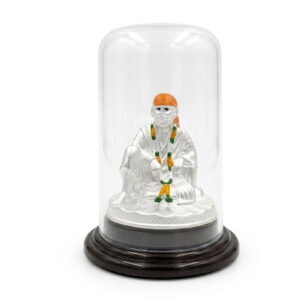 SAI BABA SILVER DASHBOARD IDOL - 925 STERLING
