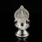 DIVINE GAJALAKSHMI SILVER DIYA - 925 STERLING SILVER