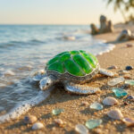 VERDANT SHELL SILVER TURTLE- 925 STERLING SILVER