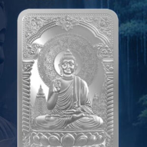 MMTCPAMP 50GM LORD BUDDHA SILVER BAR (Delry from 1st July)