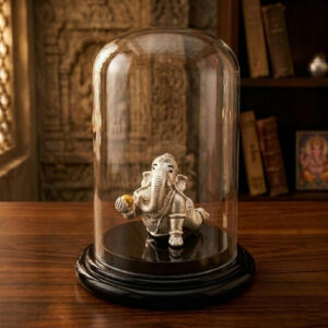 SHREE GANESH SILVER DASHBOARD IDOL - 925 STERLING
