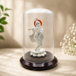 DIVINE FLUTE KRISHNA SILVER DASHBOARD IDOL - 925 STERLING