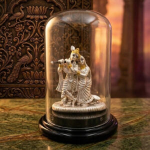 RADHA KRISHNA SILVER DASHBOARD IDOL - 925 STERLING