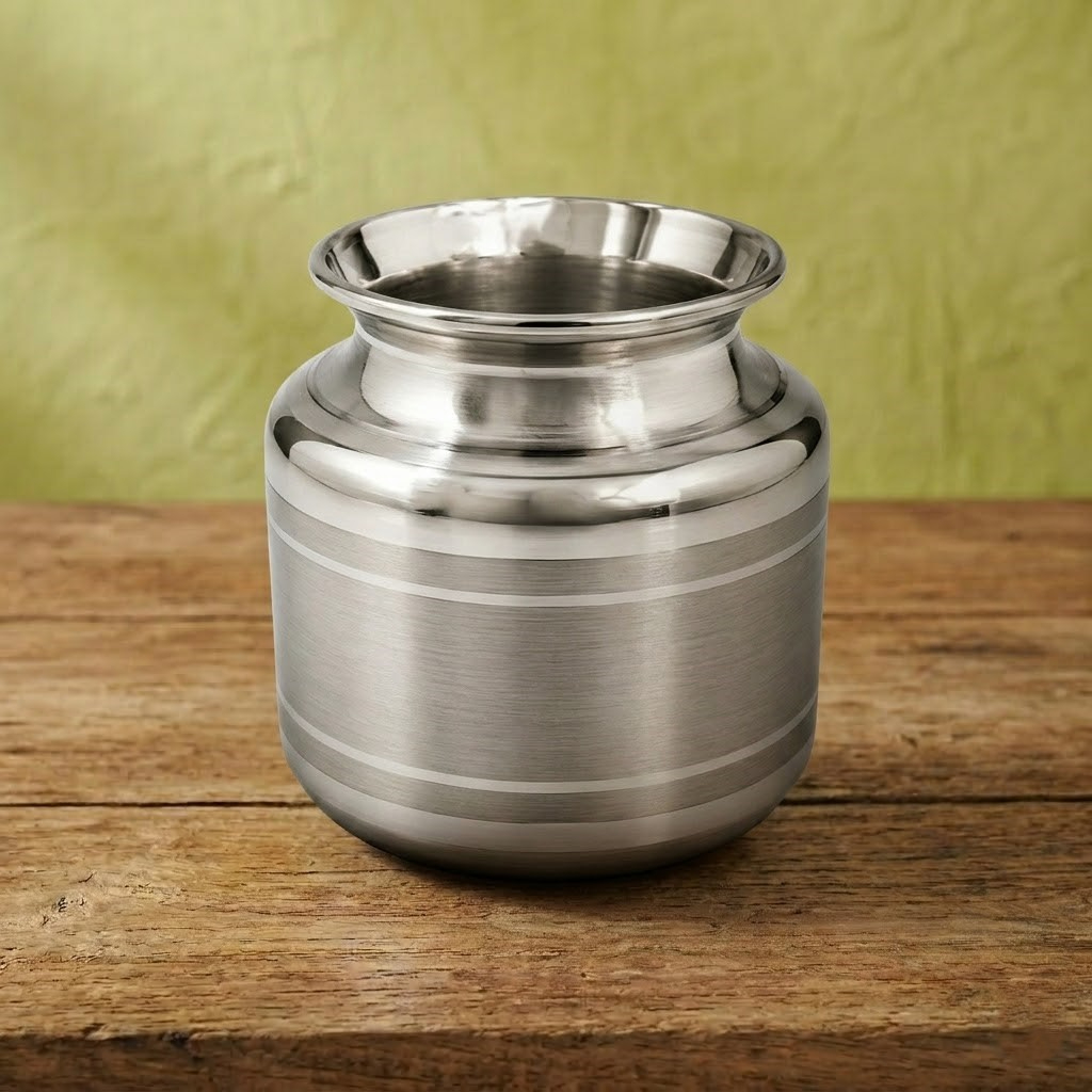 MANGALAM SILVER POT - 925 STERLING SILVER MANGALAM SILVER POT - 925 STERLING SILVER