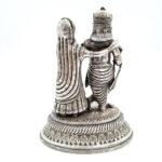 ANTIQUE RADHA KRISHNA SILVER IDOL - 925 STERLING SILVER
