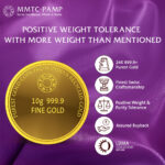 MMTC PAMP 10GM VIRASAT 24K GOLD COIN | BUY ONLINE INDIA (DLY FRM 7-AUG)