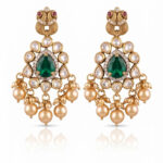 DIVINE MAYURA GREEN SILVER PENDANT SET | BUY ONLINE INDIA