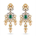 HERITAGE GREEN TEARDROP EARRINGS | BUY ONLINE INDIA