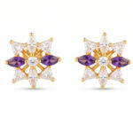 GOLD STARLIGHT EARRINGS - 22K JEWELLERY