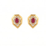 RANI BLOOM GOLD STUD EARRINGS - 22K JEWELLERY
